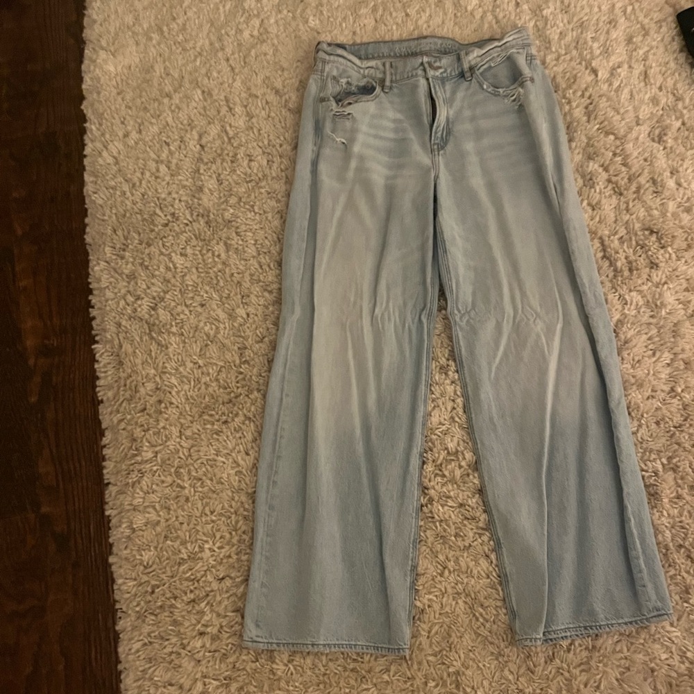 American Eagle straight leg low rise jeans